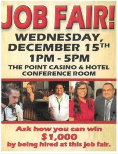 Job Fair at The Point Casino & Hotel